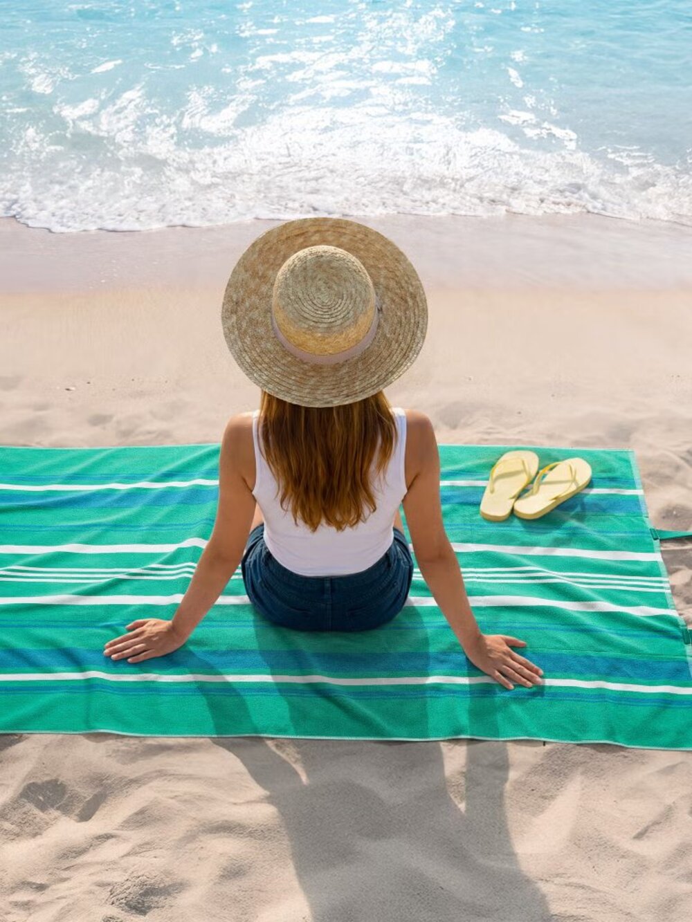 Beach Towel Converts into Tote (2-in-1 Beach Towel and Tote Bag)
